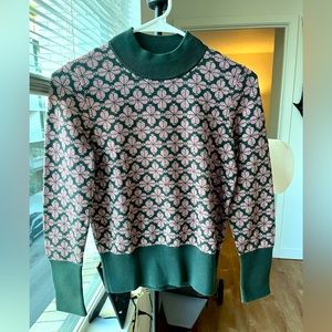 Metallic Pink/Green Kate Spade Sweater